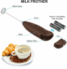 Electric Milk Frother Drink Foamer Whisk Mixer Stirrer Coffee Eggbeater - Coffee